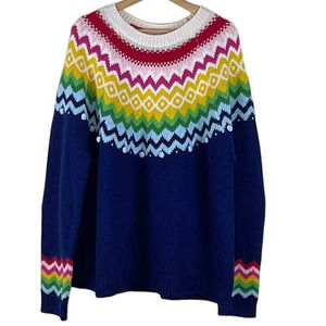 Boden Multicolor Patterned Sweater